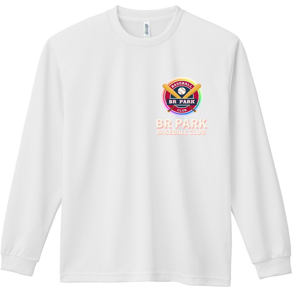 BR PARK ベースボール長袖ドライTシャツ