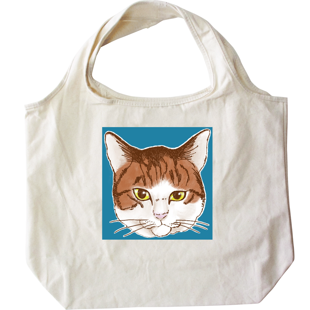 猫顔エコバッグ