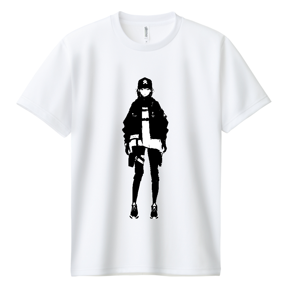 tec wear 女子Ver２白と黒（ドライＴシャツ）