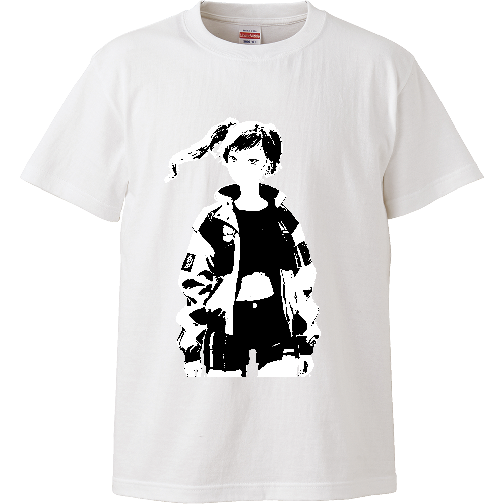 tec wear 女子Ver３白と黒（ハイクオリティーTシャツ）