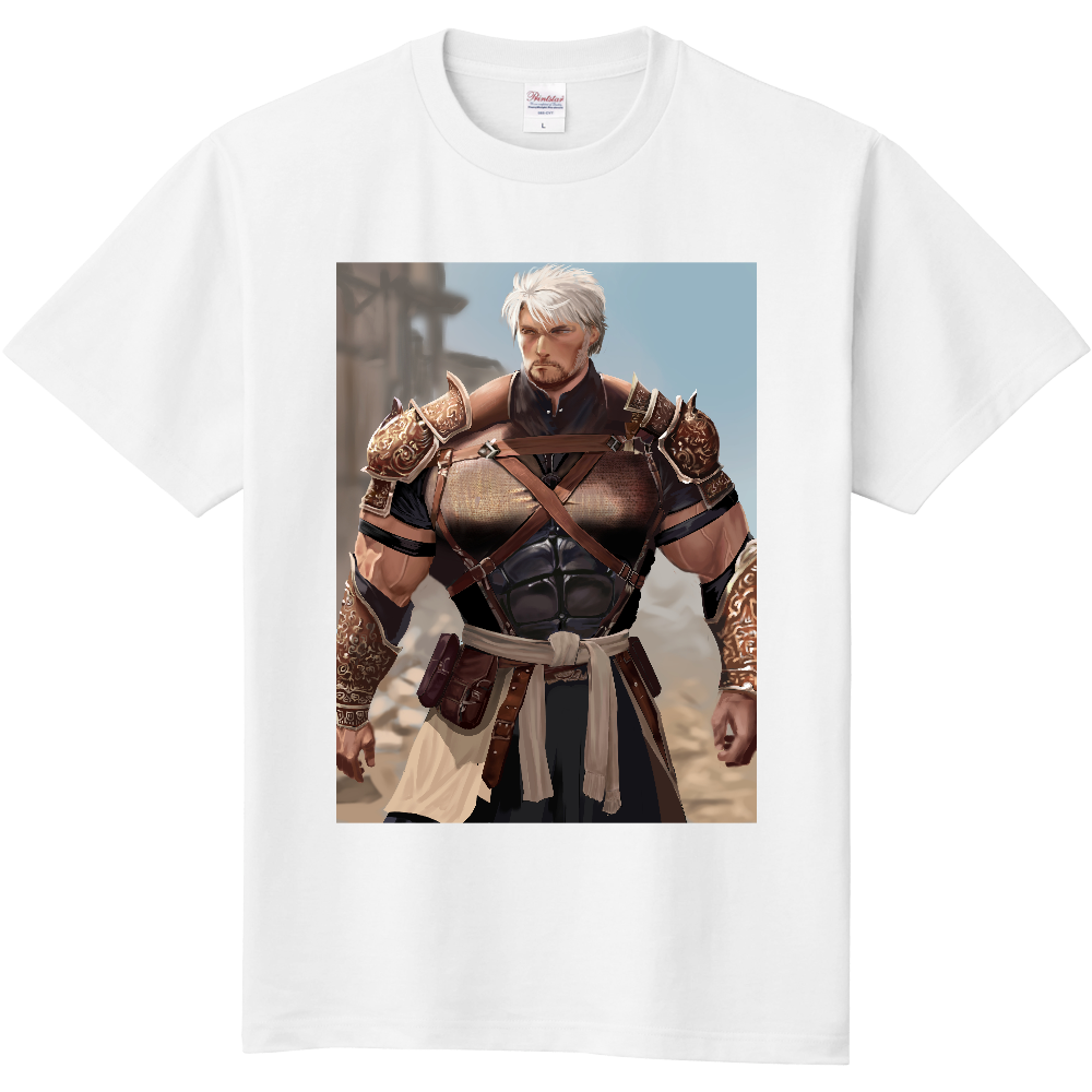戦士１背景あり（定番Tシャツ）