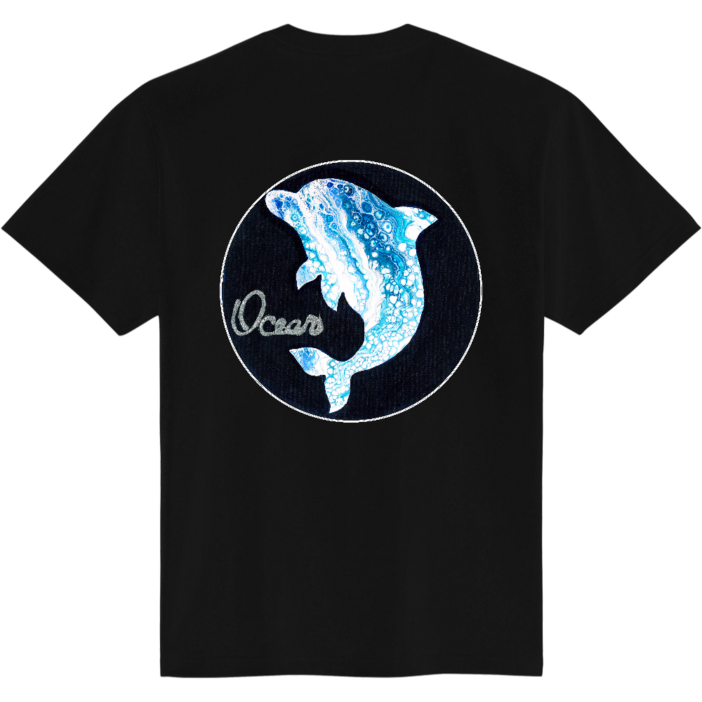 Ocean様（青・黒系）（Naomiの定番Tシャツ）|オリジナルTシャツのUP-T 