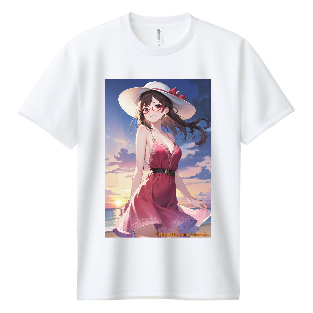 レイナ 夕陽と潮風とワンピース♪