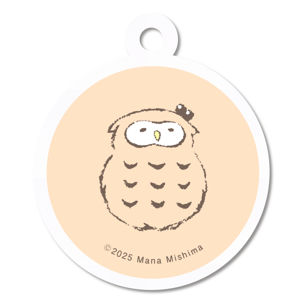 アクリルキーホルダー【フクロウ】