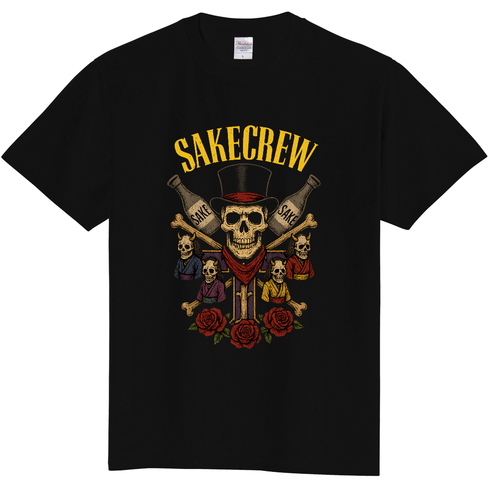 サケとドクロとバラ