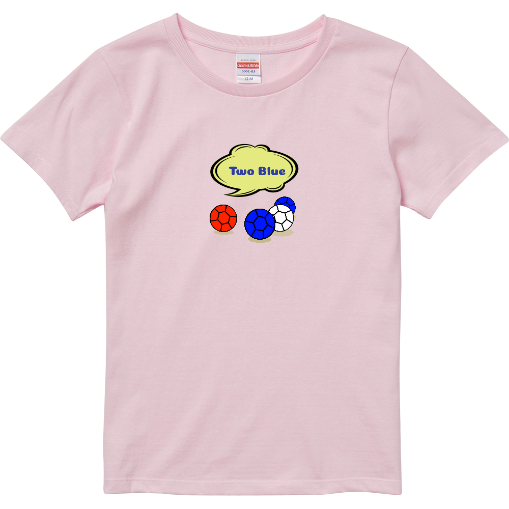 「TWO BLUE」ガールズTシャツ