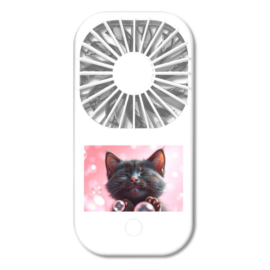 猫のポータブルスタンドファン