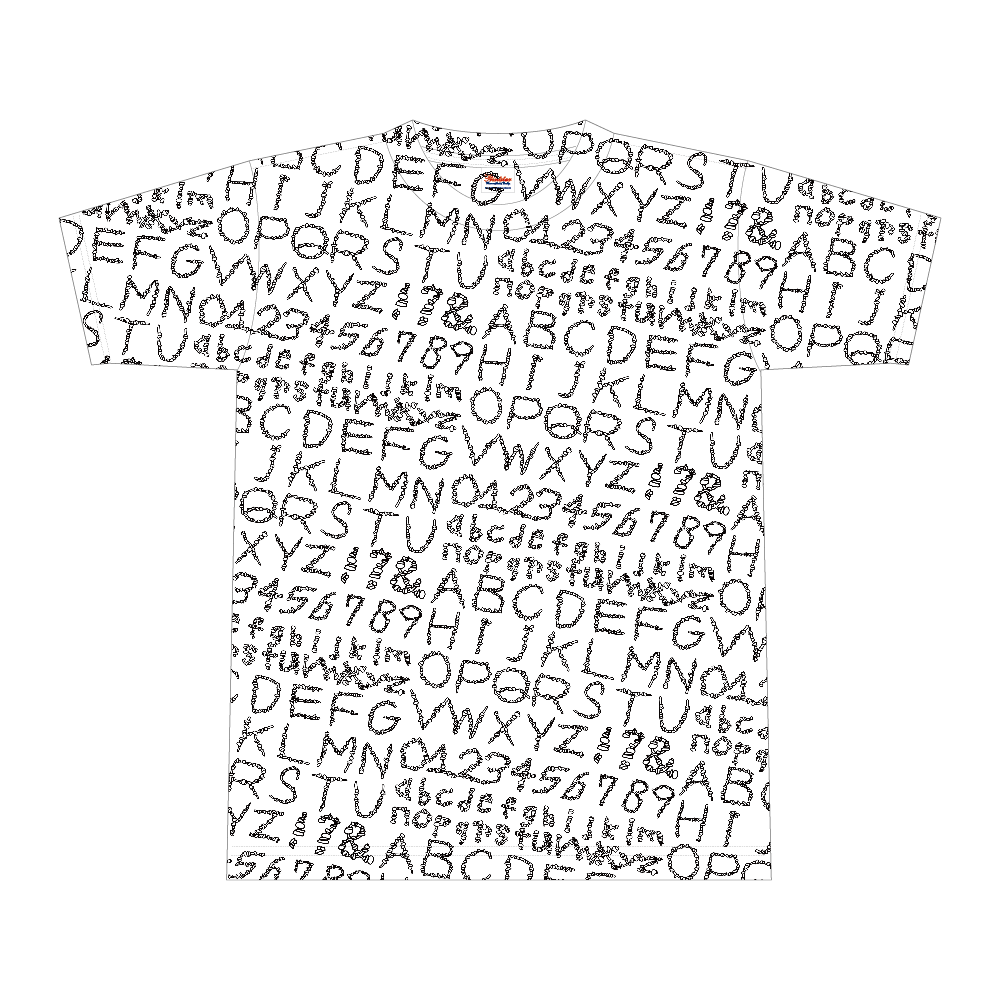 Tシャツ「刺し子R」front all