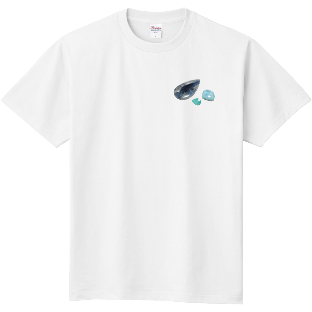 ジュエリー写真Tシャツ⑫水色