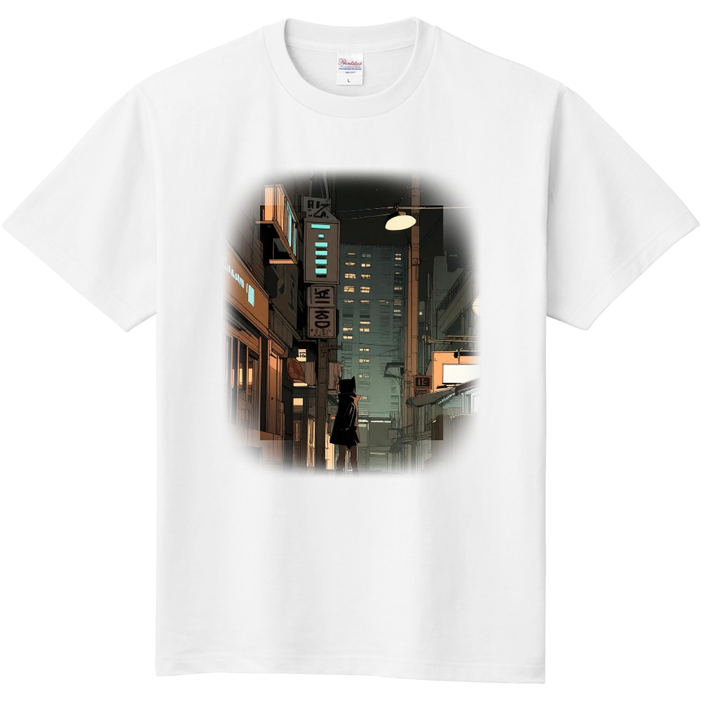 夜のネオン街〜ぼやけたフチ〜