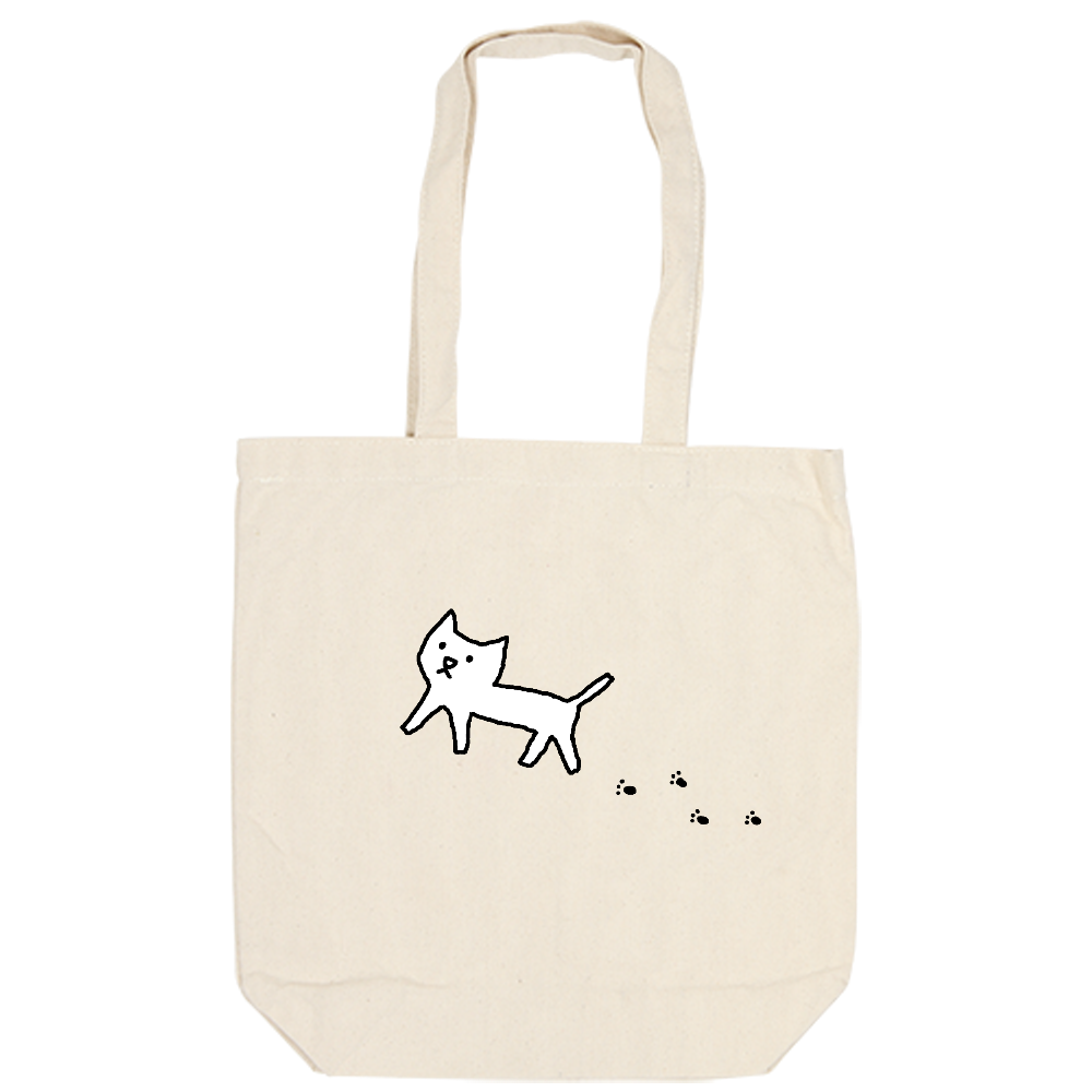 トートバッグ【ねこ(お散歩)】