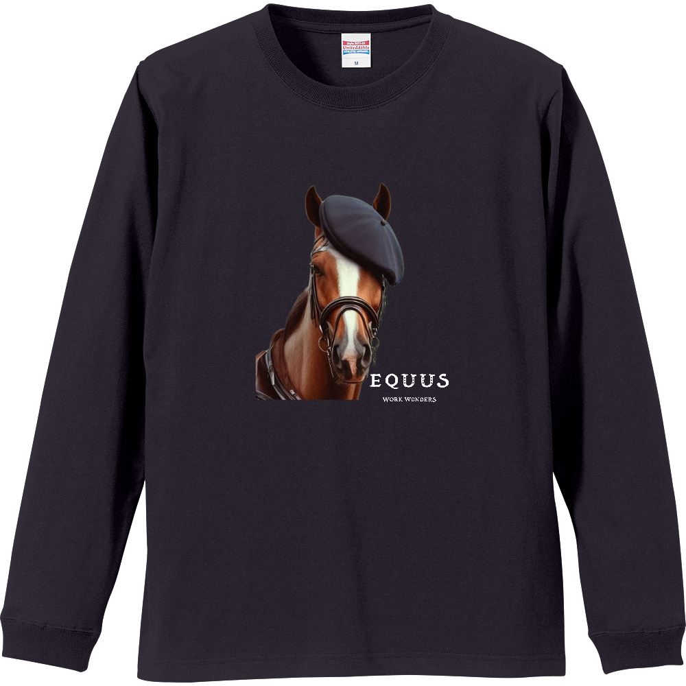 ベレー帽のHORSE MAN（ロンT）