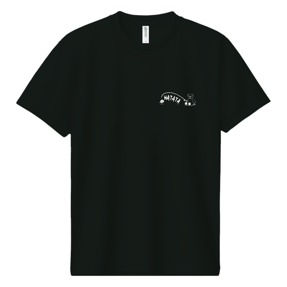 Mini MATATA 黒地ドライTシャツ