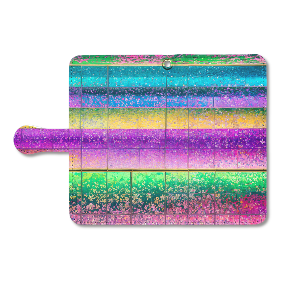 虹色タイルアート