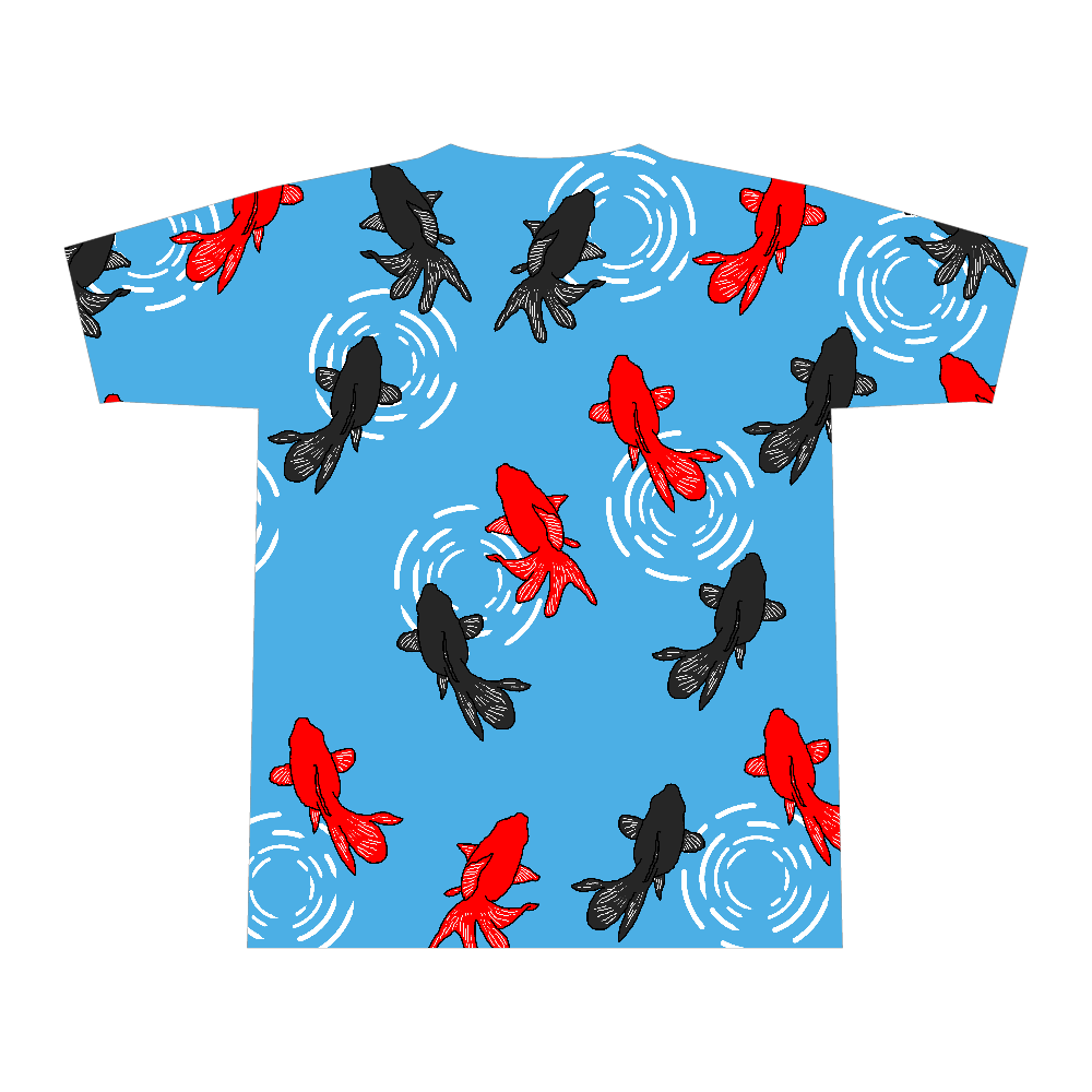 金魚〔表裏プリント〕