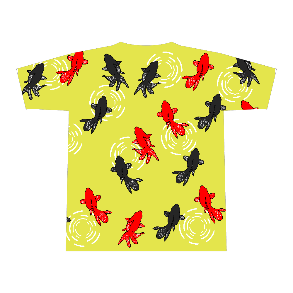 金魚〔表裏プリント〕