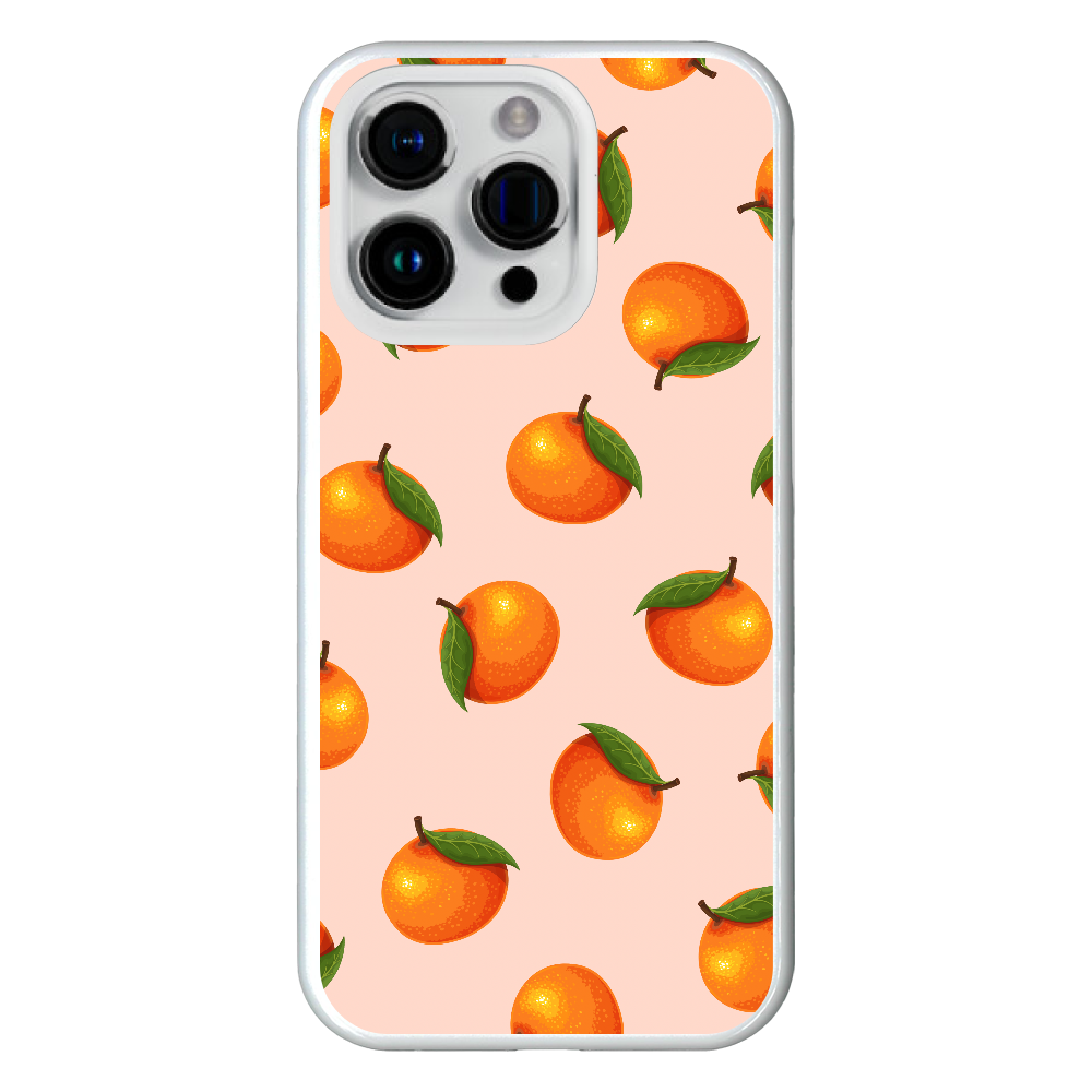 みかん スマホケースiPhone15 Pro (ハードケース)