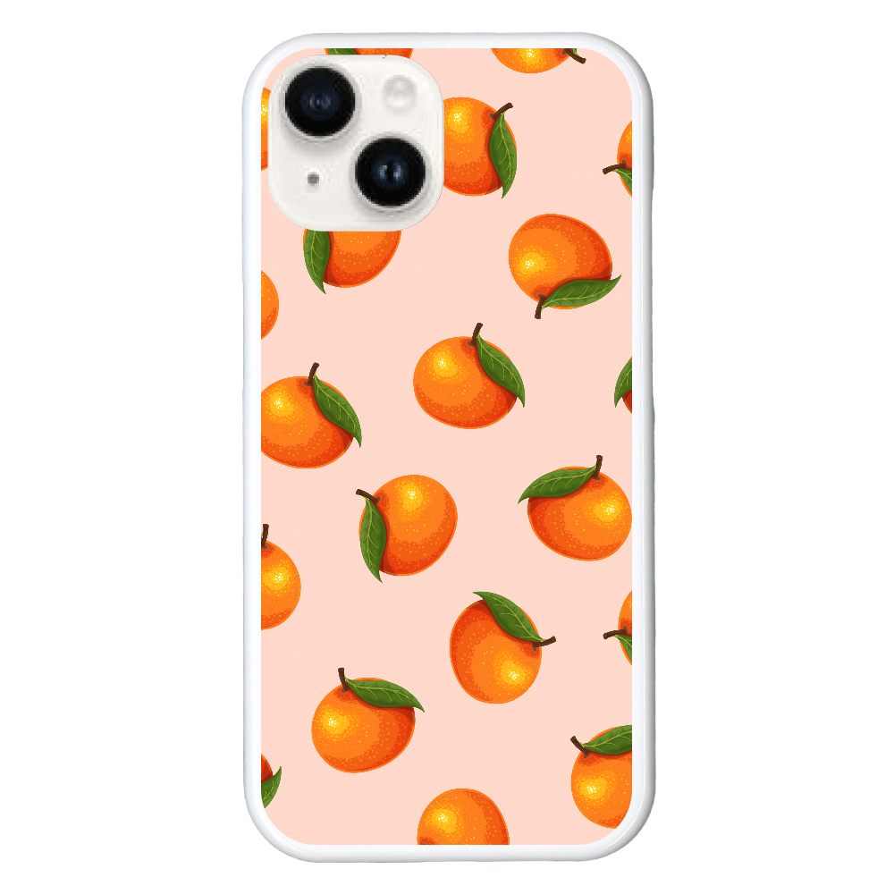 みかん スマホケース iPhone15 (ハードケース)