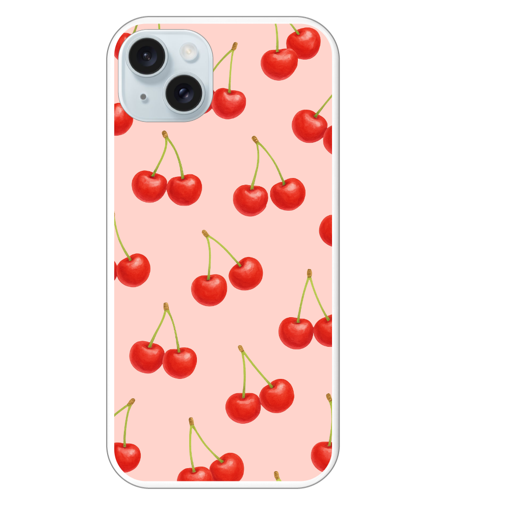 さくらんぼ　スマホケース
