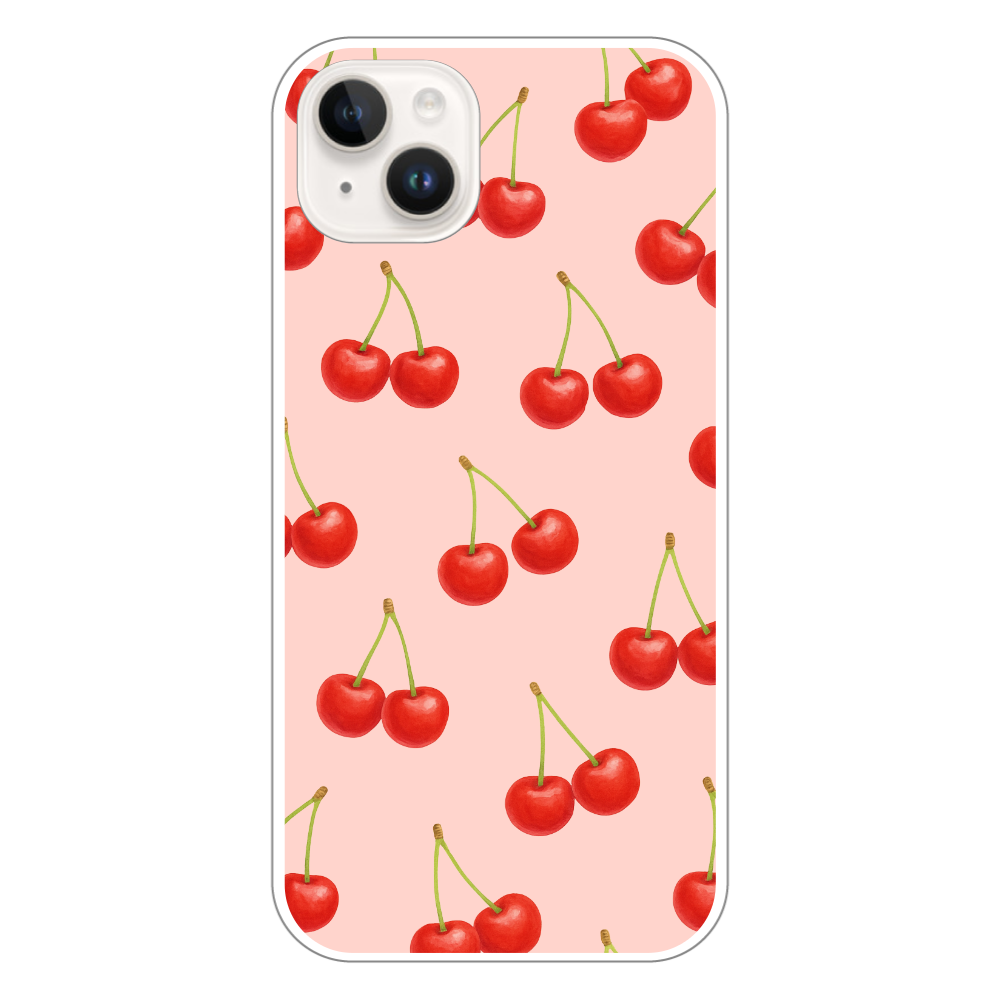 さくらんぼ　スマホケース