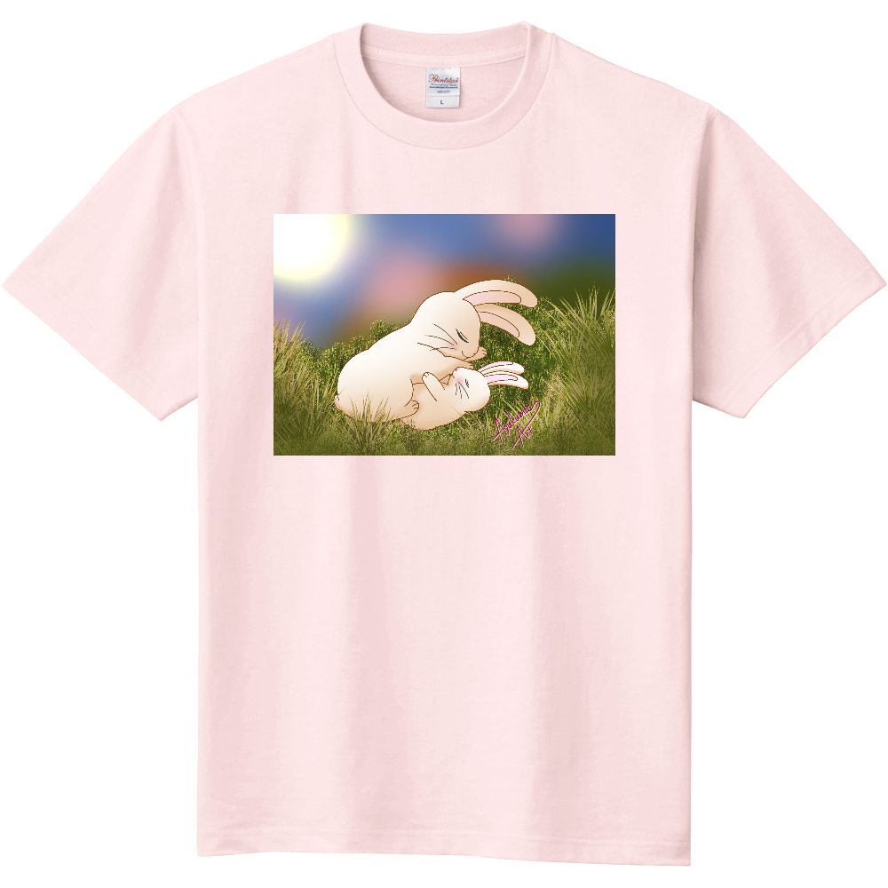 おやすみなさい兎Tシャツ