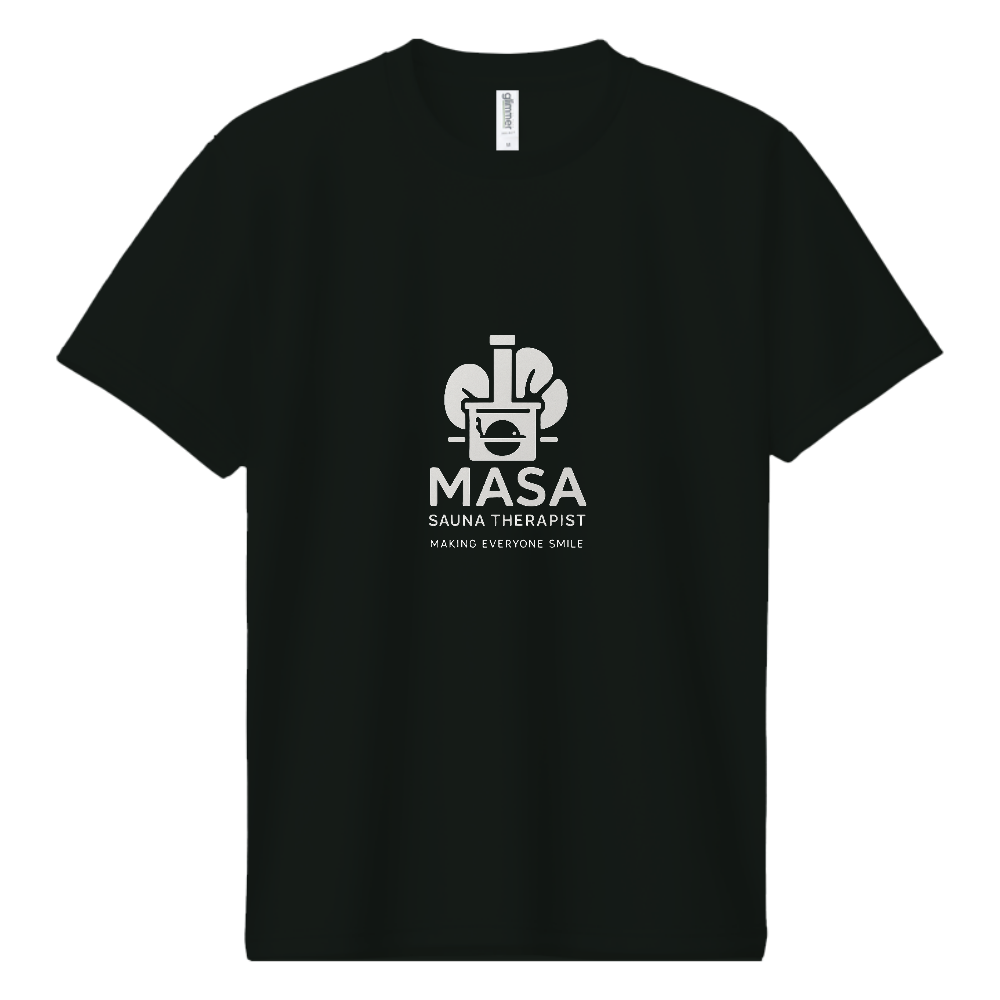 MASA ドライTシャツ／黒