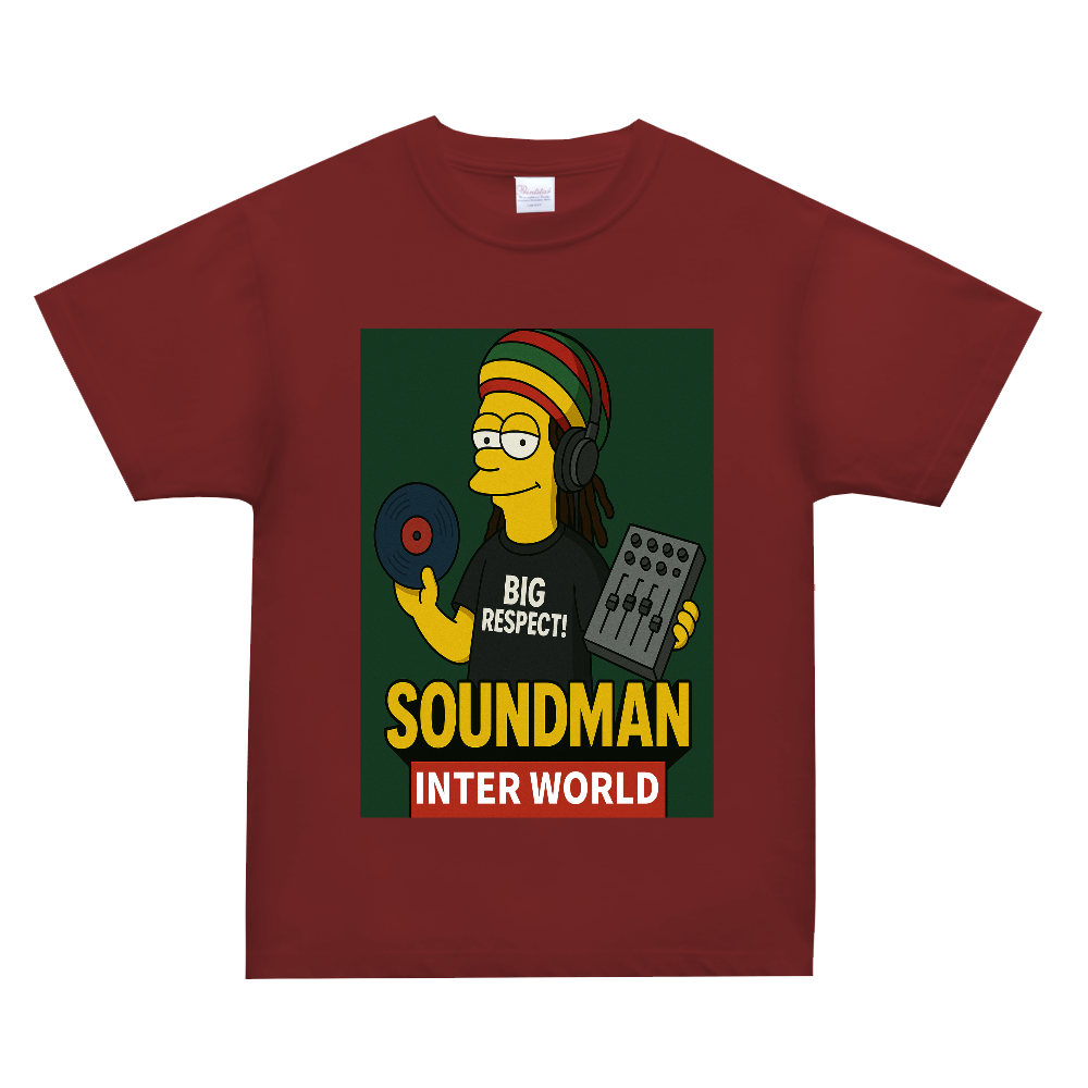 INTERWORLD × サウンドマン ヘビーウェイトTシャツ