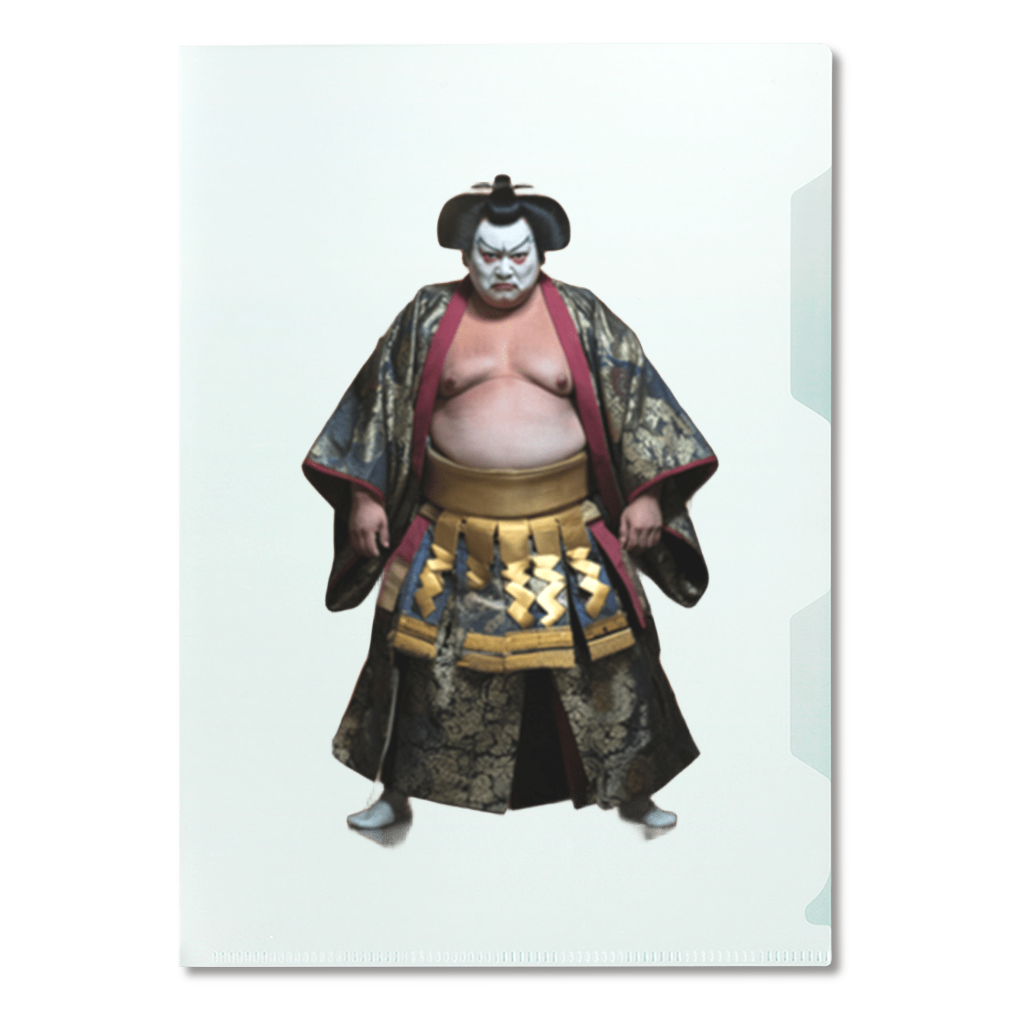 Powerful Kabuki Actor on Stage