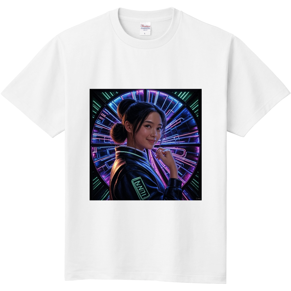 Neon Smile – Cyberpunk Girl