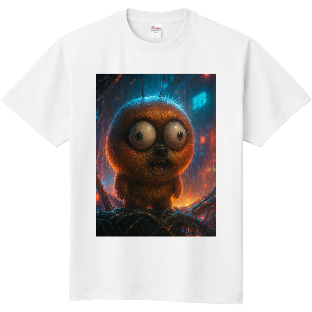 Suspicious Mascot of the Neon Streets