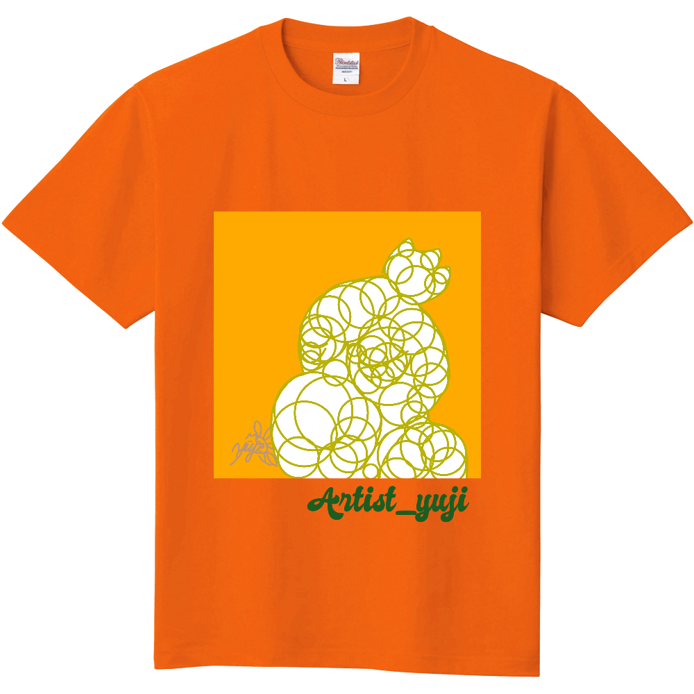 ハシビロコウラインアート