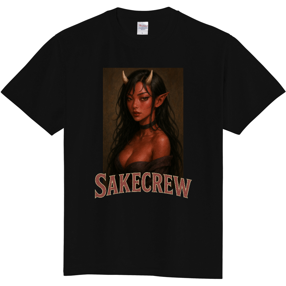 鬼娘 サケクルーTee