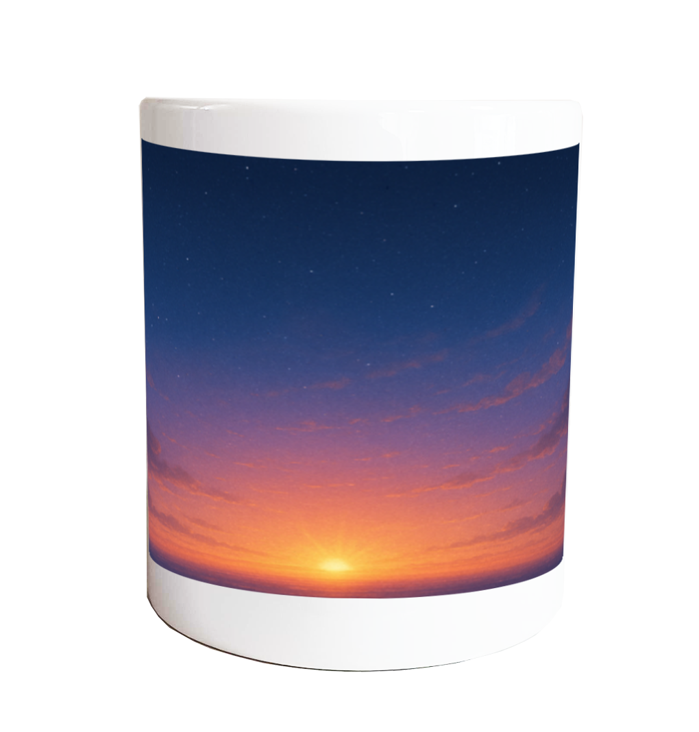 【夜明けの空】一日のはじまりを祝福するマグカップ