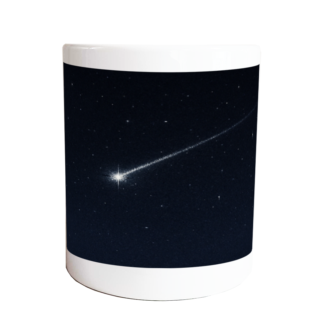 【星と流れ星】願いを込めた幻想のマグカップ