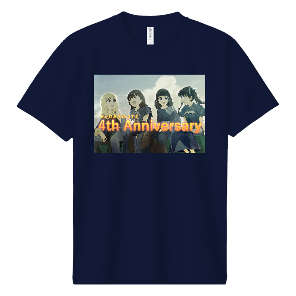 BLUEGOATS四周年記念Tシャツ