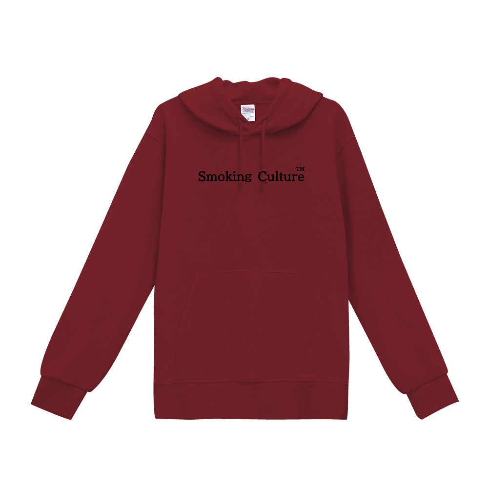 Smoking Culture ロゴ パーカー バーガンディ