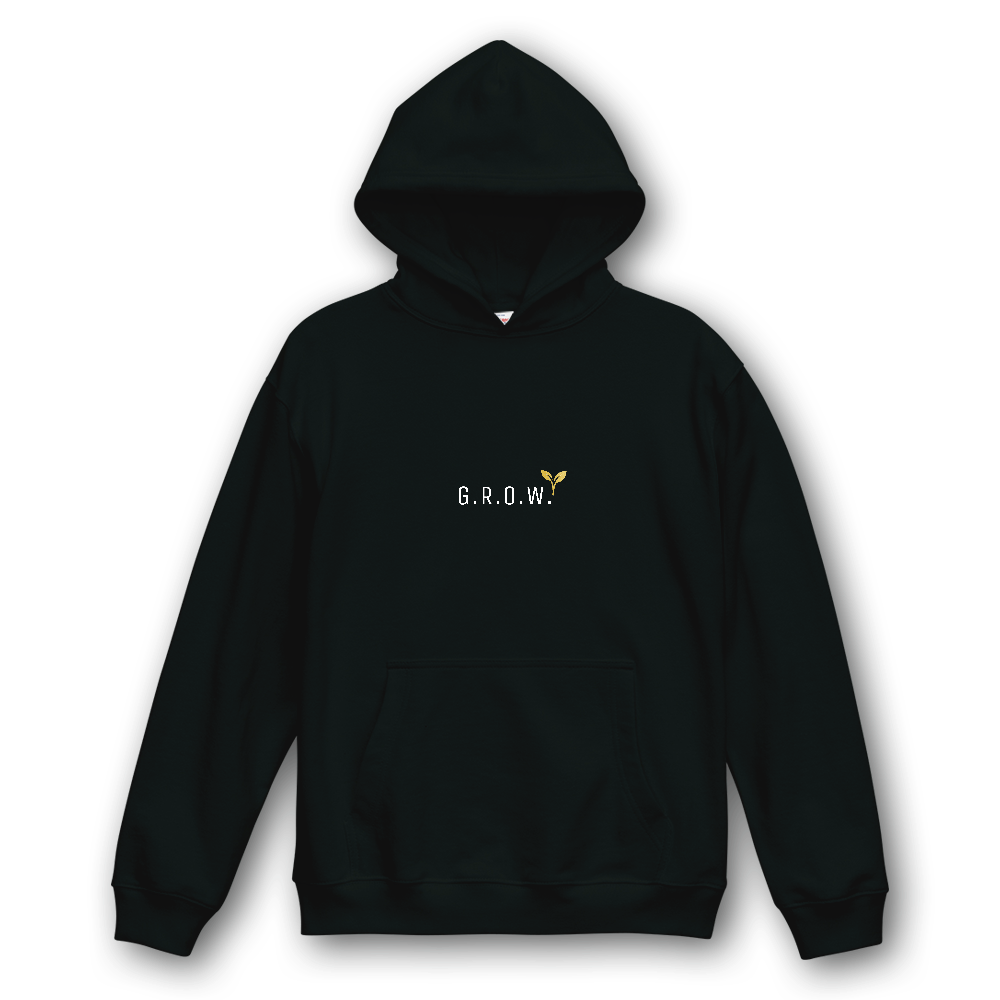 G.R.O.W. official hoodie Type-A [Black or]
