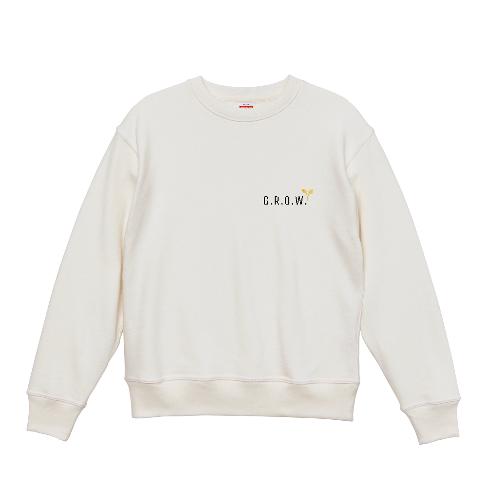 G.R.O.W. official sweat 12.7oz [Off-White]