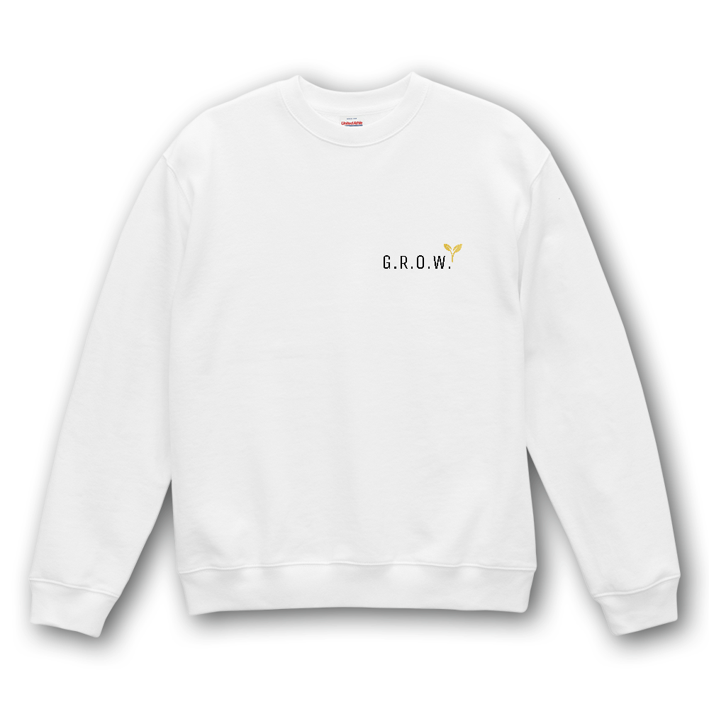 G.R.O.W. official sweat 8.8oz [White or]