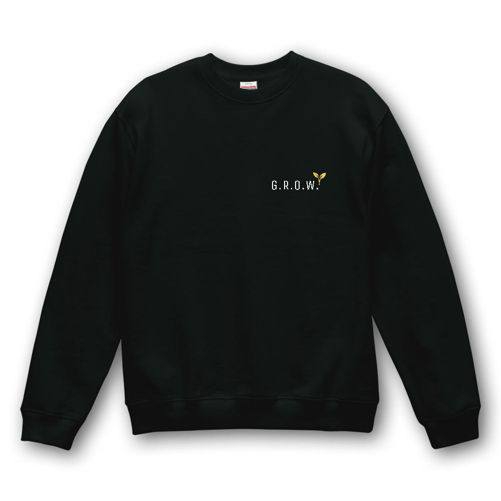 G.R.O.W. official sweat 8.8oz [Black or]