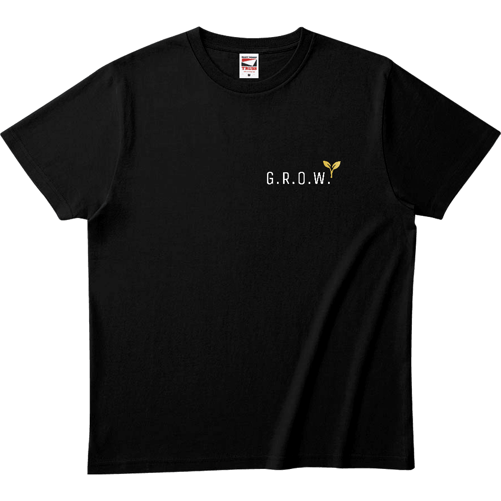 G.R.O.W. official T-shirt 5.6oz [Black]