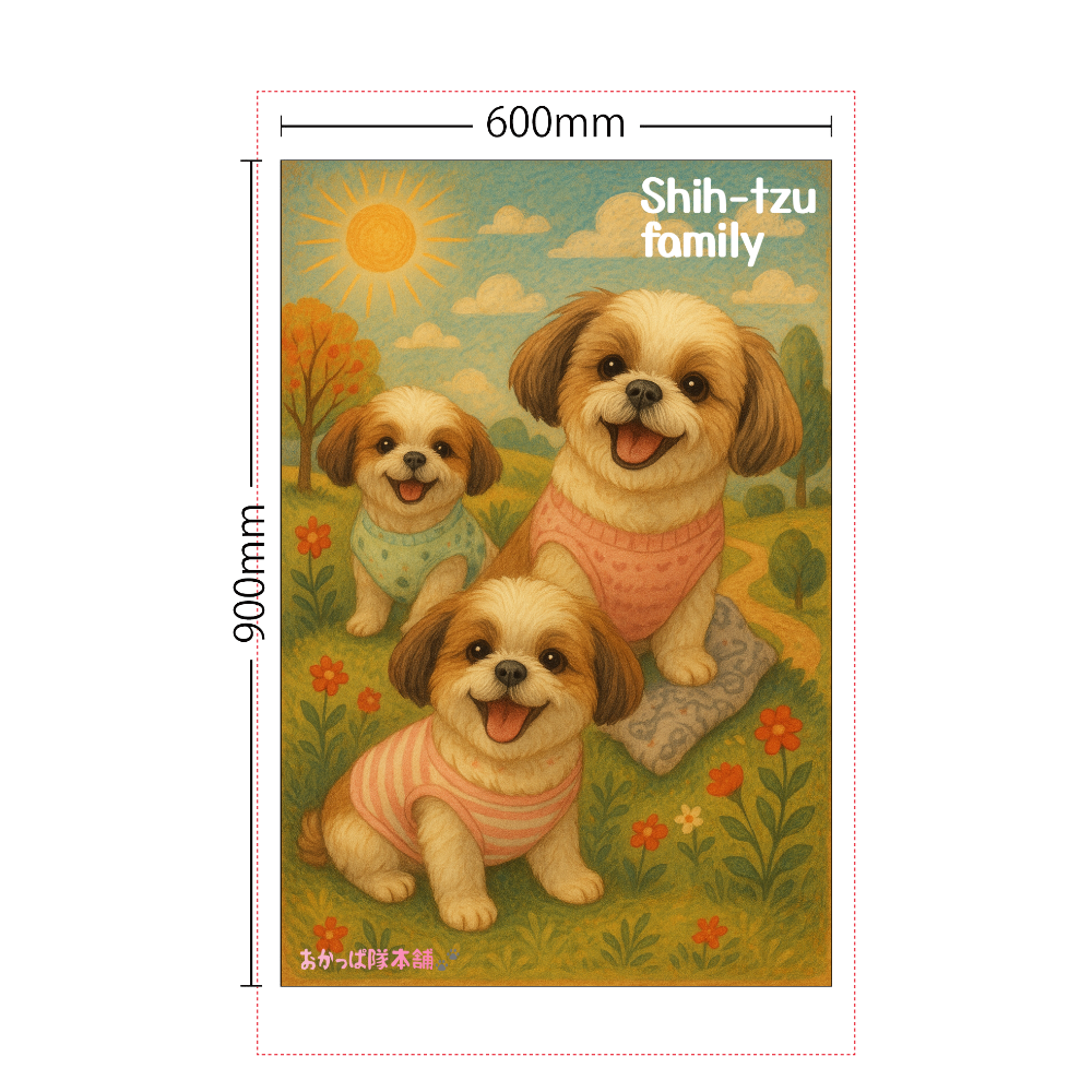 タペストリー（おかっぱ隊B）