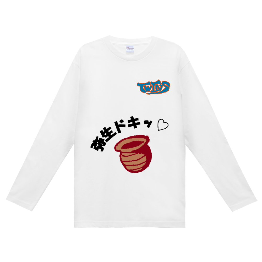 弥生ドキTシャツ 白