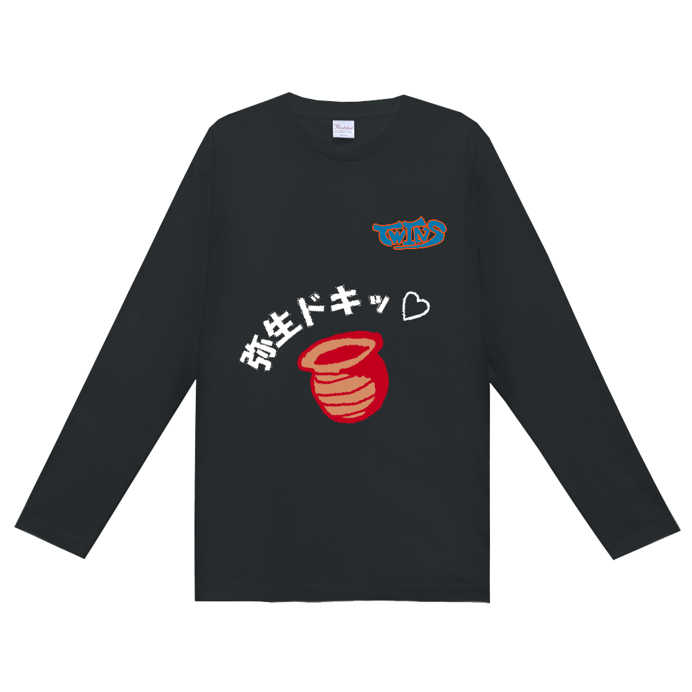 弥生ドキTシャツ 黒系