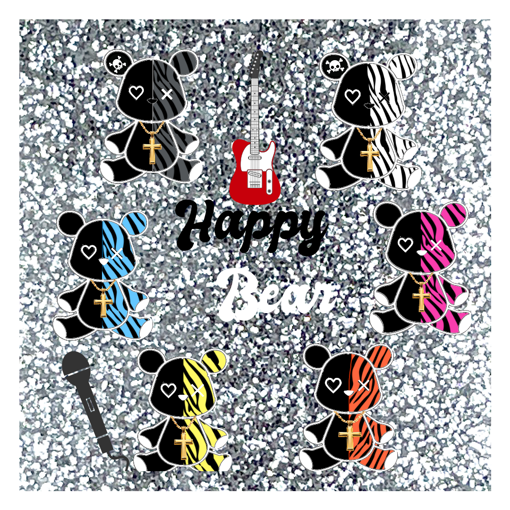 Happy♡Bear♡シール