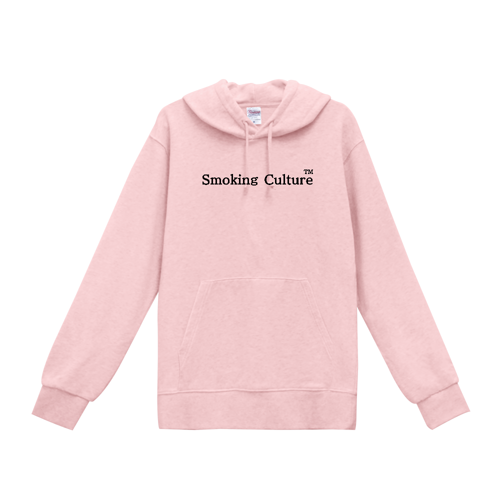 Smoking Culture ロゴ パーカー ライトピンク