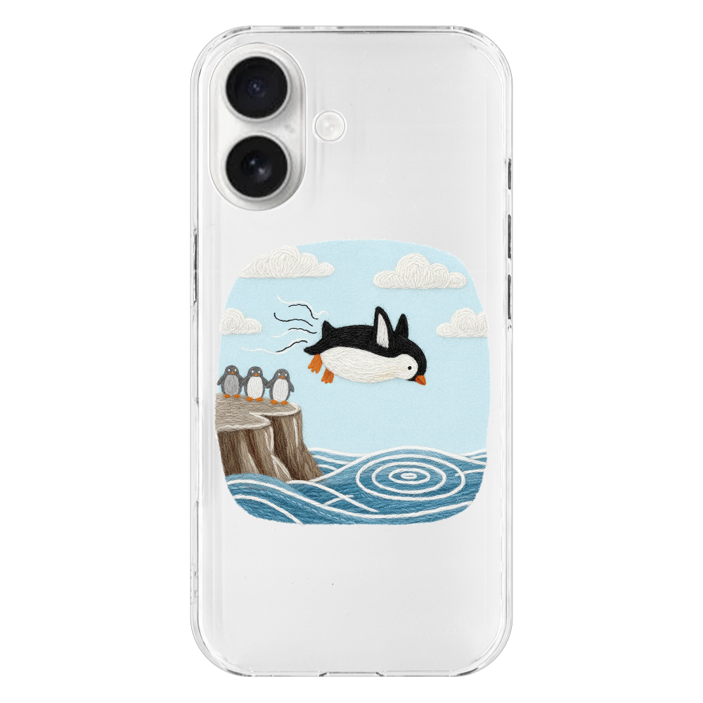 とびペン iPhone17 (透明)(ハードケース)