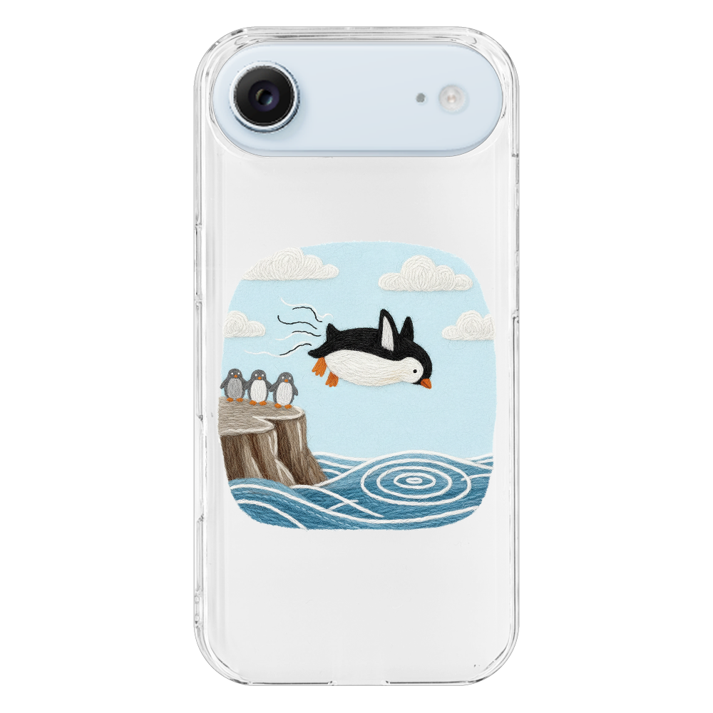 とびペン iPhone17 Air (透明)(ハードケース)