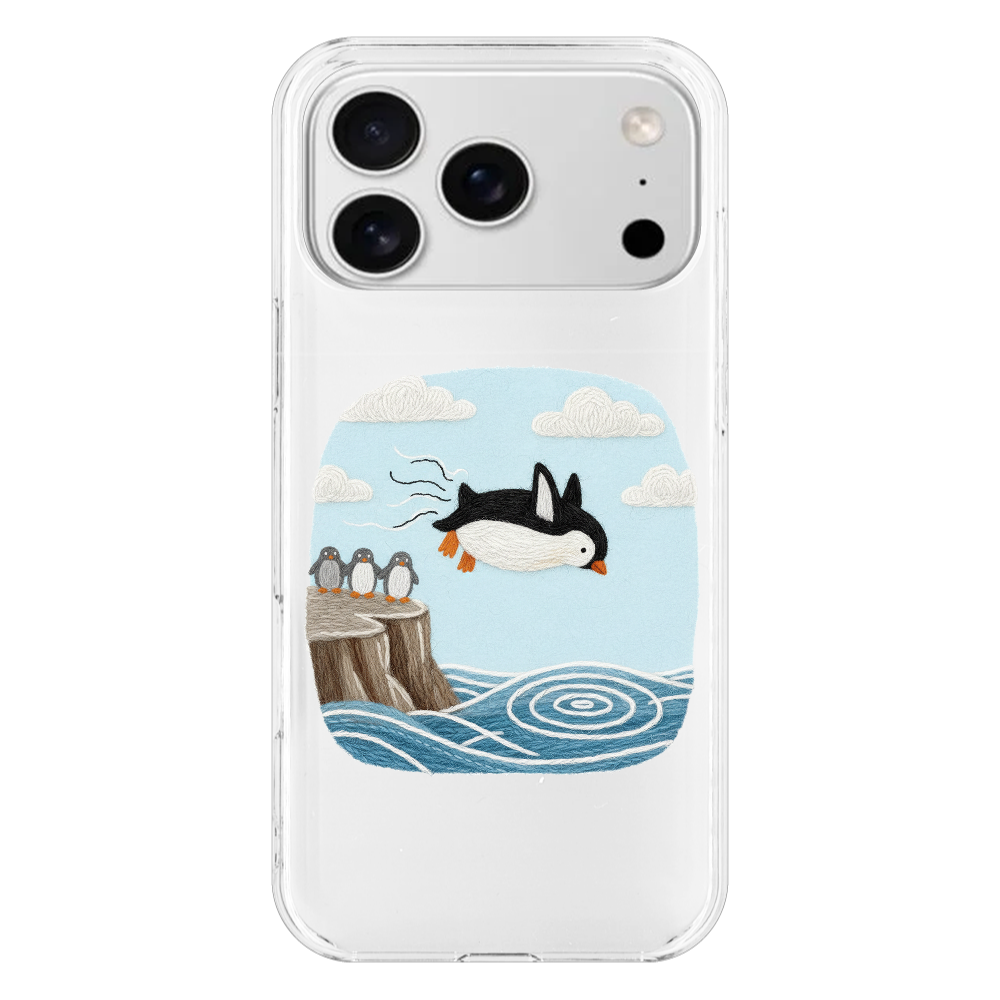 とびペン iPhone17 ProMax (透明)(ハードケース)