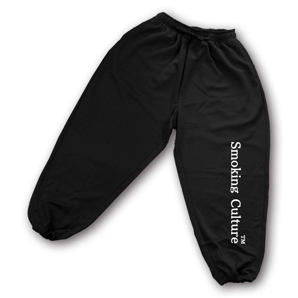 Smoking Culture ロゴ パンツ ブラック